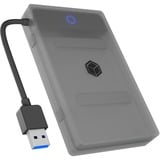 ICY BOX IB-AC603b-U3, Adattatore antracite/Nero