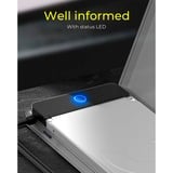 ICY BOX IB-AC603b-U3, Adattatore antracite/Nero