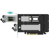 Icy Dock MB842M5P-B, Scheda di interfaccia Nero/Argento