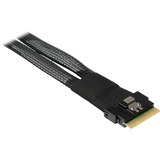 Inter-Tech Cavo SFF 8654-8i > 2x SFF 8654-4i Nero