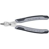 KNIPEX 78 03 125 ESD Side-cutting pliers pinza, Pinze per elettronica grigio, Side-cutting pliers, Acciaio inossidabile, Acciaio, Plastica, Nero/Grigio, 12,5 cm, 55 g