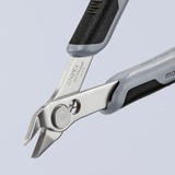 KNIPEX 78 03 125 ESD Side-cutting pliers pinza, Pinze per elettronica grigio, Side-cutting pliers, Acciaio inossidabile, Acciaio, Plastica, Nero/Grigio, 12,5 cm, 55 g