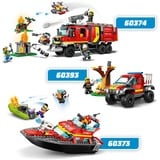 LEGO City Fire 60373 Barca di Soccorso Antincendio dei Vigili del Fuoco, Nave Giocattolo, Gommone e Minifigure, Idee Regalo, Giochi di costruzione Nave Giocattolo, Gommone e Minifigure, Idee Regalo, Set da costruzione, 5 anno/i, Plastica, 144 pz, 350 g