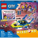 LEGO City Missioni investigative della polizia marittima Set da costruzione, 6 anno/i, Plastica, 278 pz, 405 g