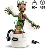 LEGO | Marvel 76297 Groot Ballerino, Personaggio Giocattolo con Funzione Danzante, Giochi Animati Bambini 7+ Fan degli Avengers, Giochi di costruzione Personaggio Giocattolo con Funzione Danzante, Giochi Animati Bambini 7+ Fan degli Avengers, Set da costruzione, 10 anno/i, Plastica, 459 pz, 524 g