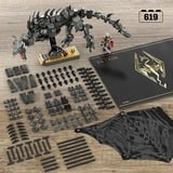 Mattel HXR98 gioco di costruzione, Giochi di costruzione Set da costruzione, 17 anno/i, Plastica, 619 pz, 888,1 g