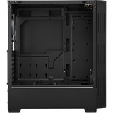 Sharkoon RGB LIT 200 Midi Tower Nero Nero, Midi Tower, PC, Nero, ATX, micro ATX, Mini-ITX, Blu, Verde, Rosso, Ventole, Frontale