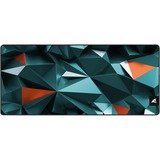 Sharkoon SKILLER SGP30 XXL D1, Gioco mouse pad grigio-verde/Rosso