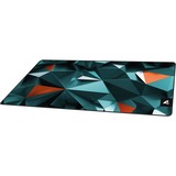 Sharkoon SKILLER SGP30 XXL D1, Gioco mouse pad grigio-verde/Rosso
