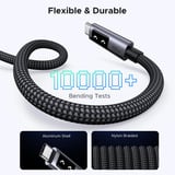 UGREEN Uno Cavo USB-C a USB-C (100W) Nero/grigio