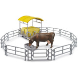 bruder Mangiatore di fieno con recinzioni e abbeveratoio, Veicolo modello 