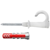 fischer EasyHook Rotondo DuoPower 8x40, Tassello bianco