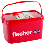 fischer Tassello DuoPower 6x30 Secchio grigio chiaro/Rosso