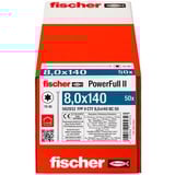 fischer Vite per legno PowerFull II 8,0x140 testa svasata TX VG 