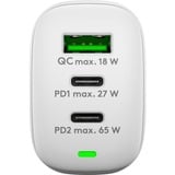goobay 65408, Caricabatterie bianco