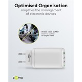 goobay 65408, Caricabatterie bianco