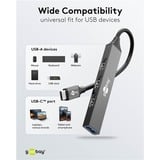 goobay 74457, Hub USB grigio