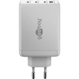 goobay Caricatore rapido USB-C PD multiporta 100 watt, Caricabatterie bianco