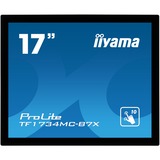 iiyama ProLite TF1734MC-B7X Monitor PC 43,2 cm (17") 1280 x 1024 Pixel SXGA LED Touch screen Nero Nero, 43,2 cm (17"), 1280 x 1024 Pixel, SXGA, LED, 5 ms, Nero