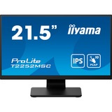 iiyama T2252MSC-B2, Monitor LED Nero (opaco)