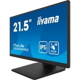 iiyama T2252MSC-B2, Monitor LED Nero (opaco)