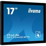 iiyama TF1734MC-B7X Monitor PC 43,2 cm (17") 1280 x 1024 Pixel SXGA LED Touch screen Nero, Monitor LED Nero, 43,2 cm (17"), 1280 x 1024 Pixel, SXGA, LED, 5 ms, Nero