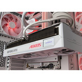 ALTERNATE Custom PC Series • iCUE Red Ice Madness Gaming-PC, PC Gaming bianco/trasparente