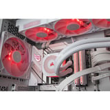 ALTERNATE Custom PC Series • iCUE Red Ice Madness Gaming-PC, PC Gaming bianco/trasparente