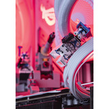 ALTERNATE Custom PC Series • iCUE Red Ice Madness Gaming-PC, PC Gaming bianco/trasparente