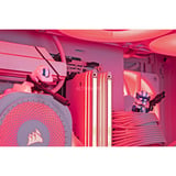 ALTERNATE Custom PC Series • iCUE Red Ice Madness Gaming-PC, PC Gaming bianco/trasparente