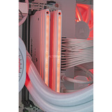ALTERNATE Custom PC Series • iCUE Red Ice Madness Gaming-PC, PC Gaming bianco/trasparente