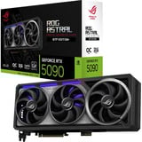 ASUS ROG Astral - -RTX5090-O32G-BTF-GAMING NVIDIA GeForce RTX 5090 32 GB GDDR7, Scheda grafica GeForce RTX 5090, 32 GB, GDDR7, 512 bit, 7680 x 4320 Pixel, PCI Express 5.0