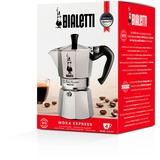 Bialetti Moka Express 4 Tazze argento, 0,23 L, Alluminio, 4 tazze, Alluminio, Moka Express, CE