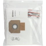 Bosch 2 607 432 037 accessorio e ricambio per aspirapolvere, Sacchetti per aspirapolvere Bianco, Tessuto felpato, GAS 35 L AFC, GAS 35 L SFC+, GAS 35 M AFC Professional, 5 pz