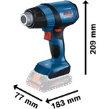 Bosch GHG 18V-50 Pistola ad aria calda 175 l/min 500 °C Nero, Blu, Soffiatore d'aria calda blu/Nero, Pistola ad aria calda, Nero, Blu, 175 l/min, 500 °C, 300 °C, 6 s