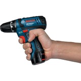 Bosch GSB 12V-15 Professional, 06019B690K, Cordless blu/Nero