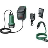 Bosch GardenPump18V-2000 2000 l/h, Pompe immersione e pressione verde/Nero, Batteria, 2000 l/h, Nero, Verde