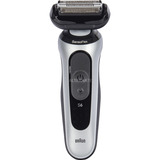 Braun Series 6 62-S7650cc Rasoio Trimmer Argento argento/Nero, Rasoio, Argento, Pulsanti, Batteria, Ioni di Litio, Batteria integrata