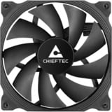 Chieftec ZF-1225PWM sistema di raffreddamento per computer Case per computer Ventilatore 12 cm Nero 1 pz, Ventola Ventilatore, 12 cm, Nero