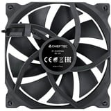 Chieftec ZF-1225PWM sistema di raffreddamento per computer Case per computer Ventilatore 12 cm Nero 1 pz, Ventola Ventilatore, 12 cm, Nero