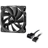 Chieftec ZF-1225PWM sistema di raffreddamento per computer Case per computer Ventilatore 12 cm Nero 1 pz, Ventola Ventilatore, 12 cm, Nero