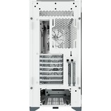 Corsair iCUE 5000X RGB Midi Tower Bianco bianco, Midi Tower, PC, Bianco, ATX, EATX, ITX, Plastica, Acciaio, Vetro temperato, Giocare