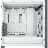 Corsair iCUE 5000X RGB Midi Tower Bianco bianco, Midi Tower, PC, Bianco, ATX, EATX, ITX, Plastica, Acciaio, Vetro temperato, Giocare