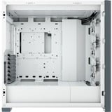 Corsair iCUE 5000X RGB Midi Tower Bianco, Chassis Tower bianco, Midi Tower, PC, Bianco, ATX, EATX, ITX, Plastica, Acciaio, Vetro temperato, Giocare