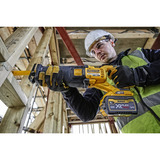 DEWALT Sega a gattuccio a batteria XR FLEXVOLT DCS389NT, 54 Volt, Scambiarsi sega giallo/Nero