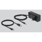 DeLOCK 63738 hub di interfaccia USB 3.2 Gen 1 (3.1 Gen 1) Type-B 5000 Mbit/s Grigio, Hub USB USB 3.2 Gen 1 (3.1 Gen 1) Type-B, USB 3.2 Gen 1 (3.1 Gen 1) Type-A, 5000 Mbit/s, Grigio, Alluminio, 1 m