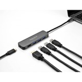 DeLOCK 64171 hub di interfaccia USB 3.2 Gen 1 (3.1 Gen 1) Type-C 5000 Mbit/s Grigio USB 3.2 Gen 1 (3.1 Gen 1) Type-C, HDMI, USB 3.2 Gen 1 (3.1 Gen 1) Type-A, USB 3.2 Gen 1 (3.1 Gen 1) Type-C, 5000 Mbit/s, 30 Hz, 3840 x 2160 Pixel, Grigio