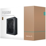 DeepCool PQ650M alimentatore per computer 650 W 20+4 pin ATX ATX Nero Nero, 650 W, 100 - 240 V, 50/60 Hz, 4.5 - 9 A, 100 W, 648 W