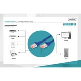 Digitus Cavo patch CAT 6 S/FTP 10m blu