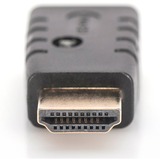 Digitus DA-70466 conmutador de vídeo HDMI, Adattatore Nero, HDMI, HDMI, HDMI, Nero, 3840 x 2160 Pixel, 4K Ultra HD